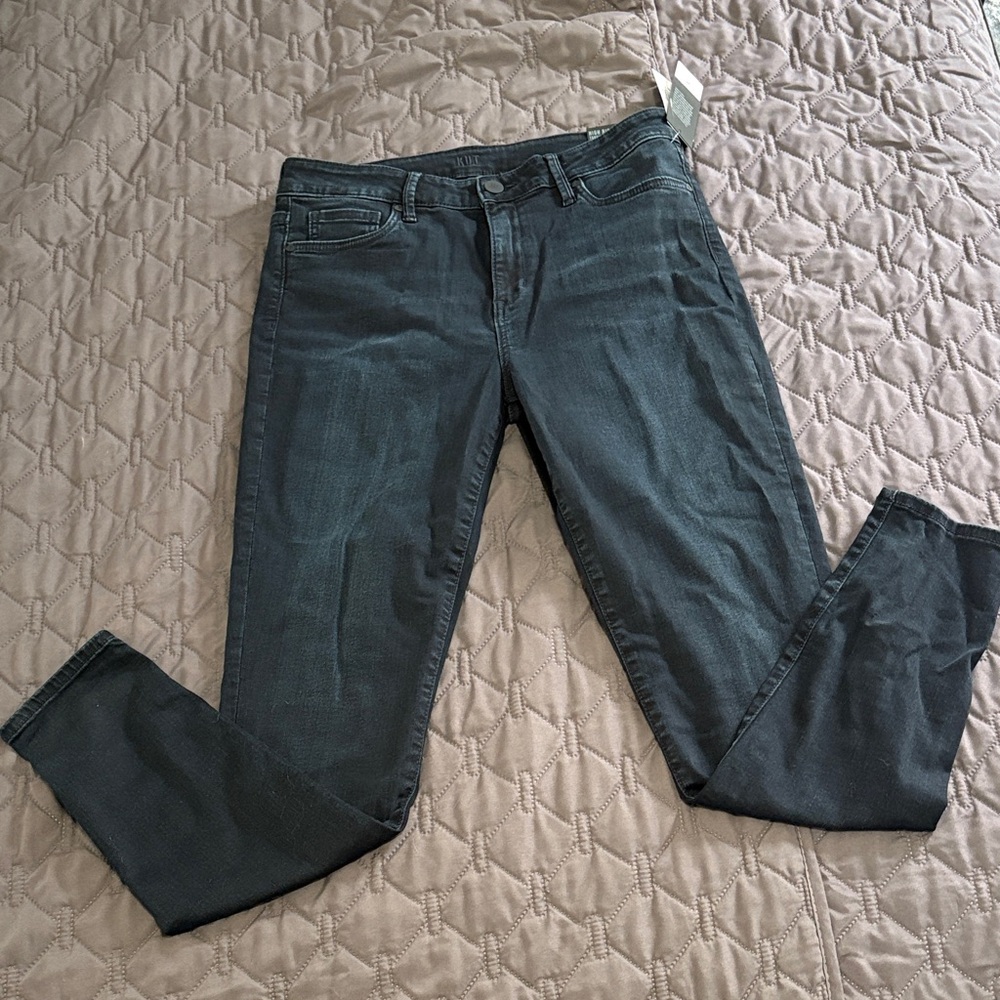 Size 10 Kut from the Kloth High Rise Toothpick Skinny Jeans - Indigo